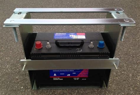 steel under tray battery box|under tray battery mount.